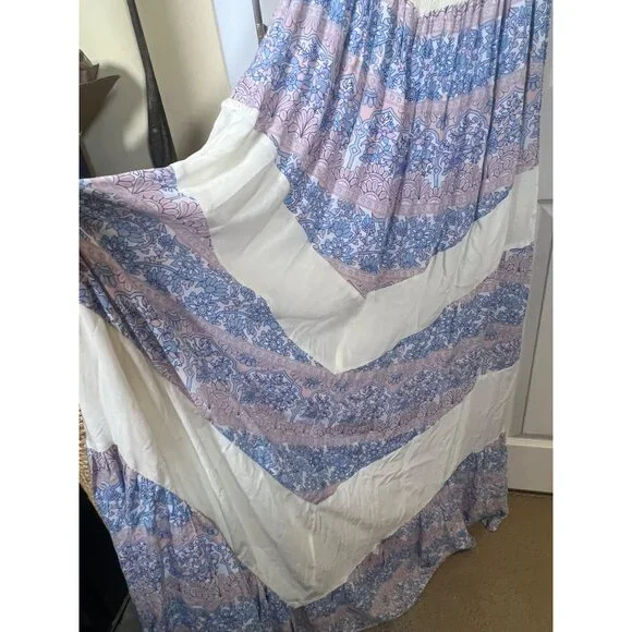 Fillyboo Maternity Vintage Bloom Boho Embroidered Garden Maxi Dress Medium - Picture 12 of 16